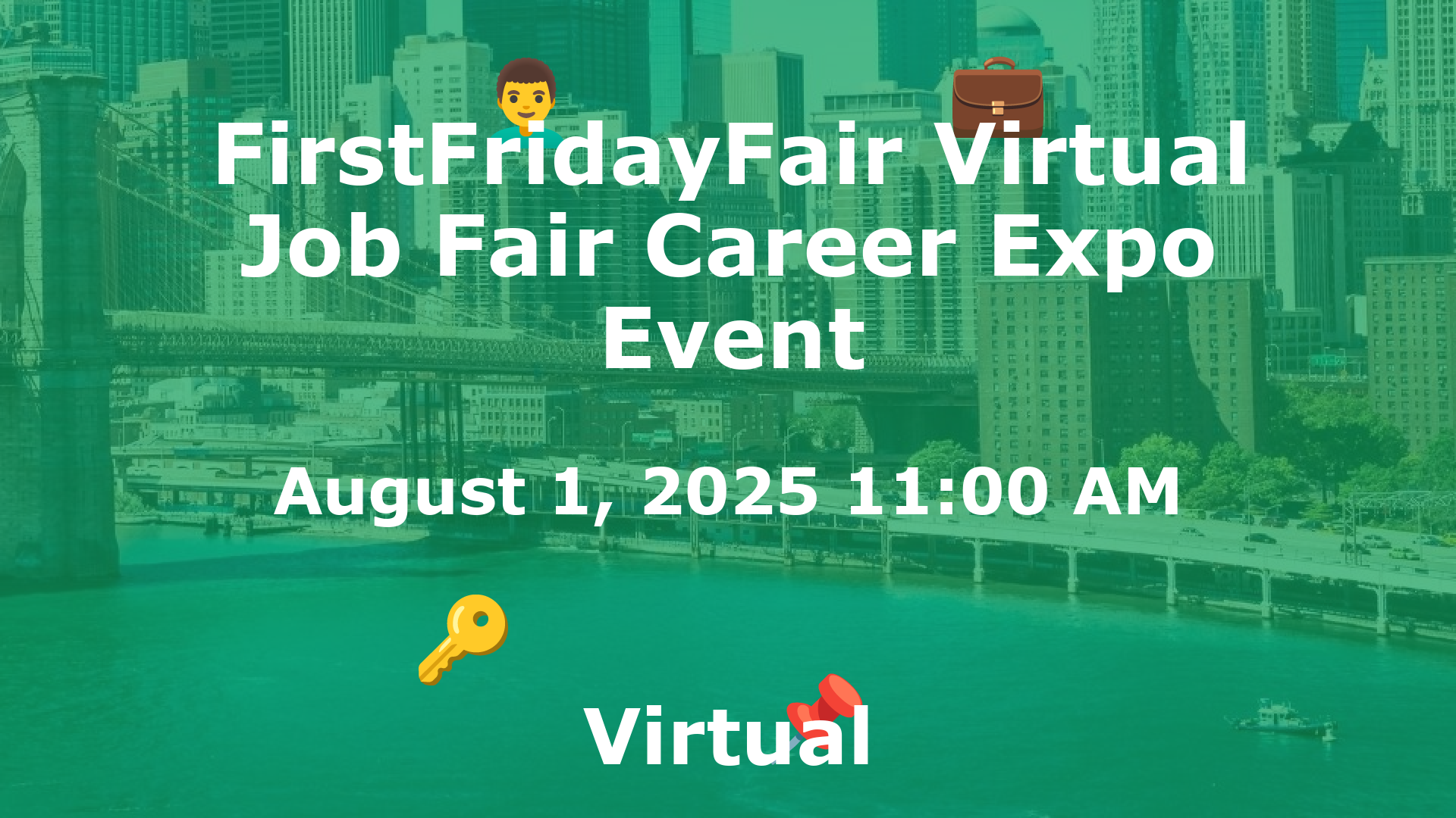 FirstFridayFair Virtual Job Fair Career Expo Event event image
